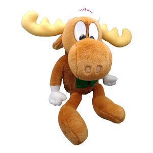 BULLWINKLE  1996 Macy's Annual Christmas Parade Plush Large Holiday Stuffed Toy